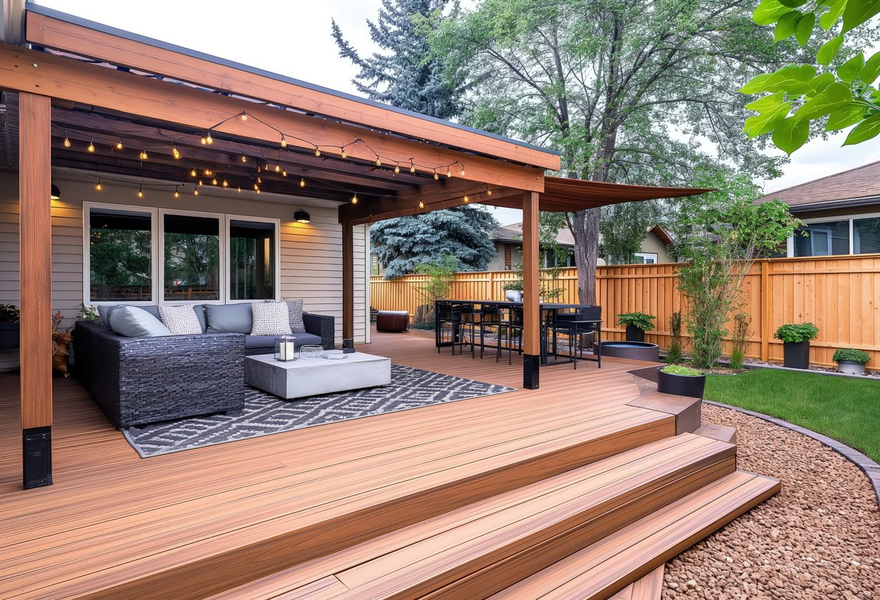 Deck building and staining by Romero Painting NJ