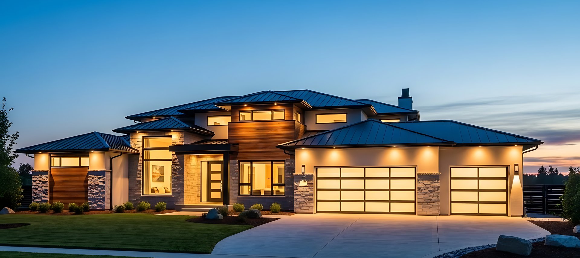 Beautiful modern home exterior — Romero Painting & Renovations portfolio